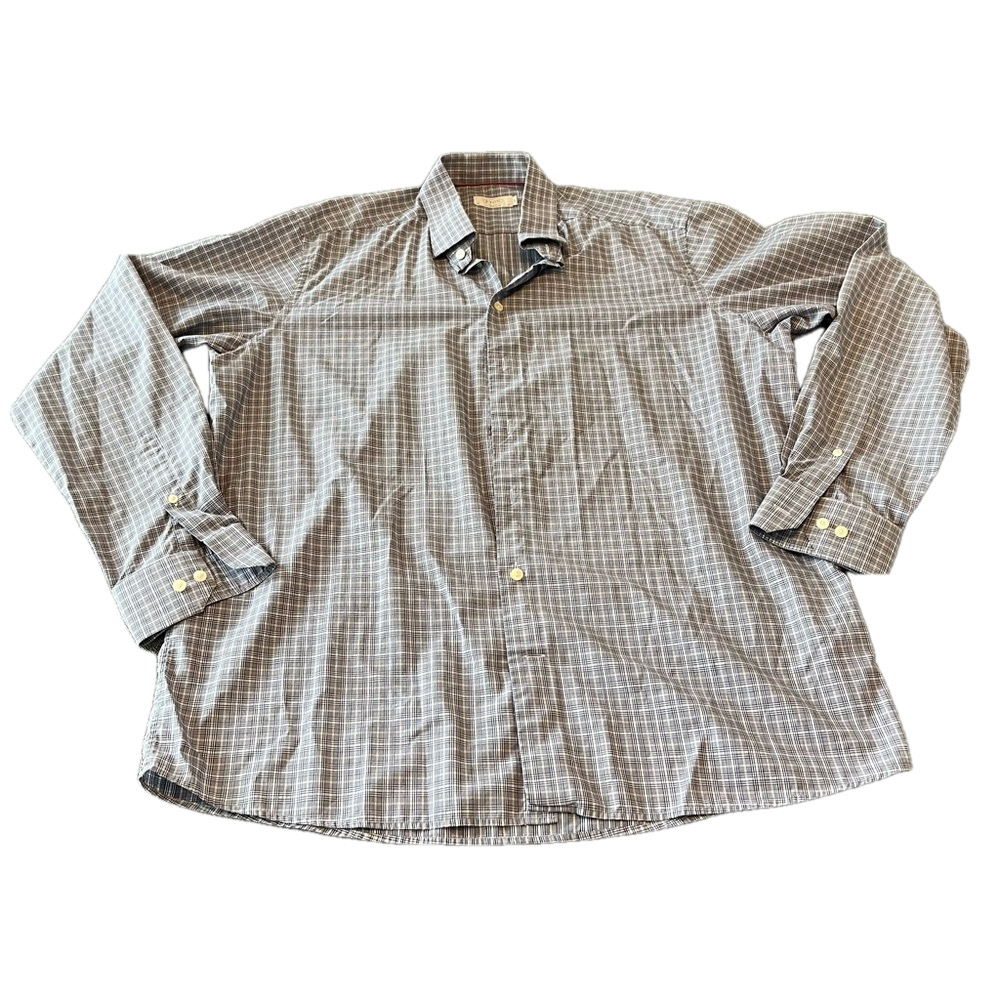 ETON Men's Blue Long Sleeve Button Up Size XXL